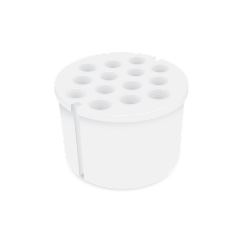 Bucket adapter for 14x2ml microtest tubes (set of 4 pcs.)