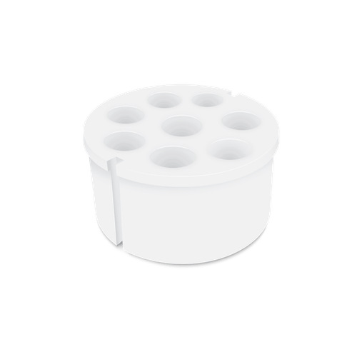 Bucket adapter for 8x 5ml tubes (set of 4 pcs.)