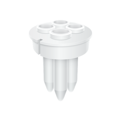 Bucket adapters for 4 conical bottom centrifuge tubes of 15 ml (set of 4 pcs.)