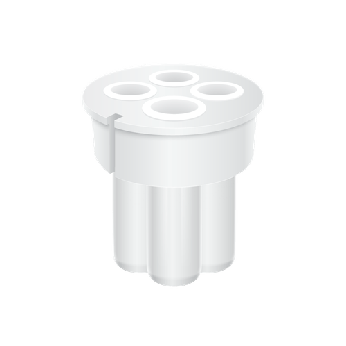Bucket adapters for 4 vacutainer adapters of 2-9 ml (set of 4 pcs.) Grant
