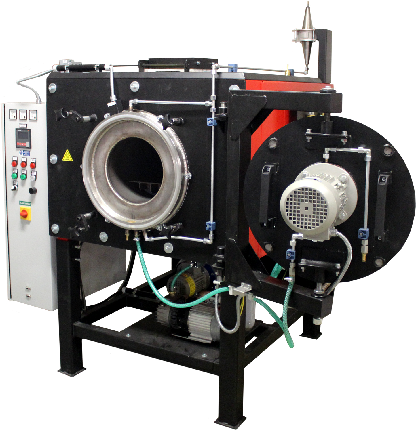 Kaasukäyttöinen kammio-uuni retortilla PKRC 55/95