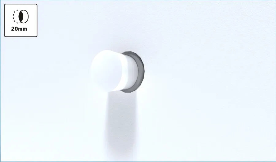 Non-standard access port 20 mm Pol-Eko