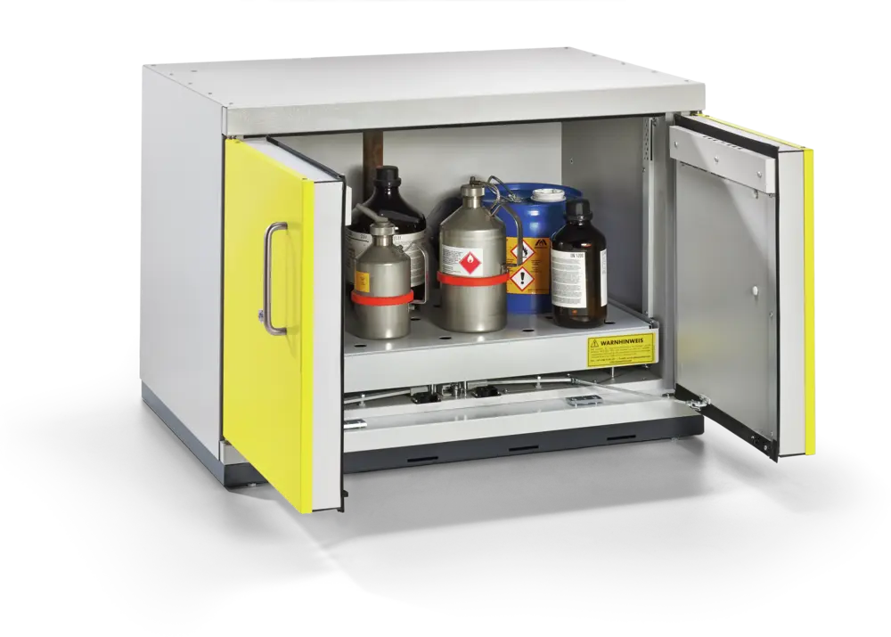 Under-Bench Type 90 Safety Storage Cabinet – UTS Standard M-5, Düperthal