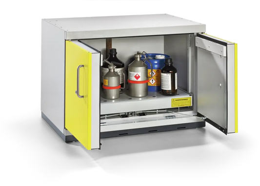 Under-Bench Type 90 Safety Storage Cabinet – UTS Standard M-5, Düperthal