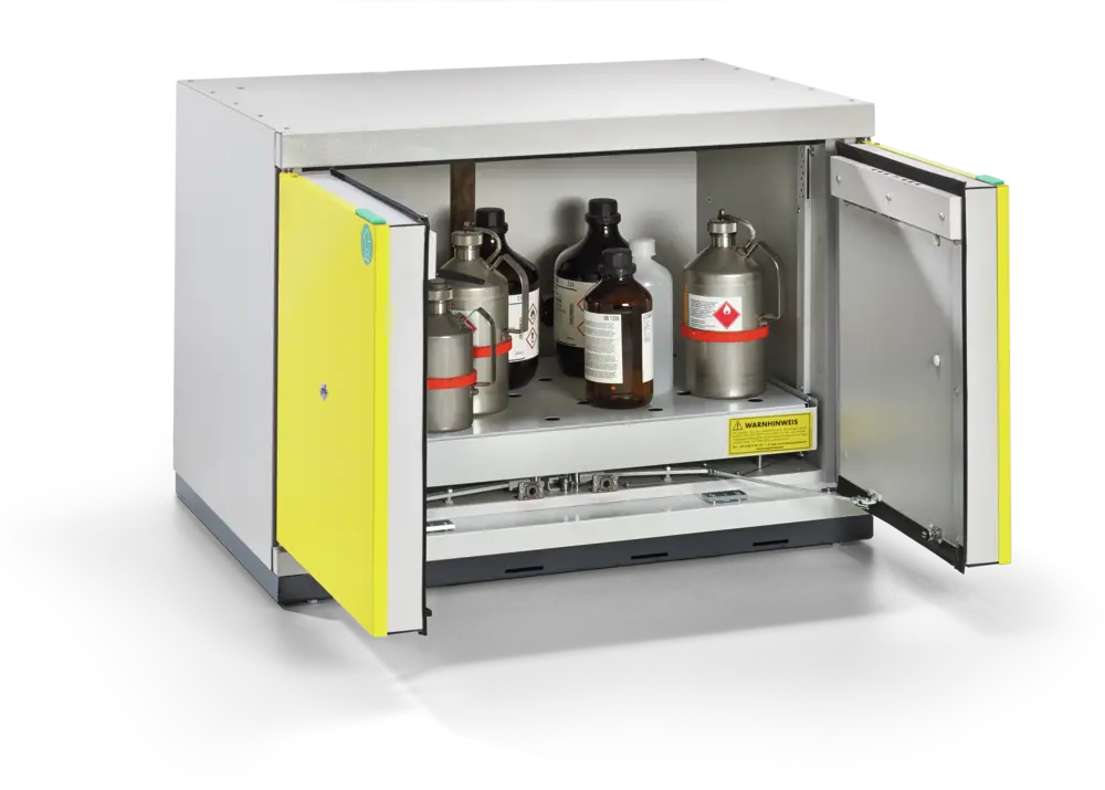Under-Bench Type 90 Safety Storage Cabinet – UTS Standard M-5, Düperthal