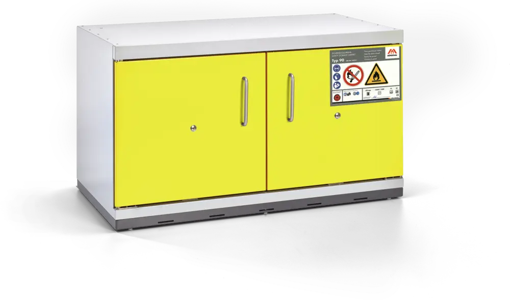 Under-Bench Type 90 Safety Storage Cabinet – UTS Standard L, Düperthal