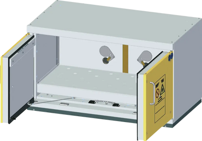 Under-Bench Type 90 Safety Storage Cabinet – UTS Standard L, Düperthal