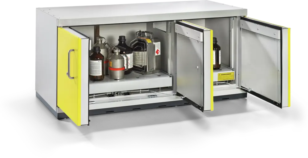 Under-Bench Type 90 Safety Storage Cabinet – UTS Standard XL, Düperthal