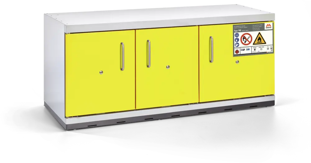 Under-Bench Type 90 Safety Storage Cabinet – UTS Standard XL, Düperthal