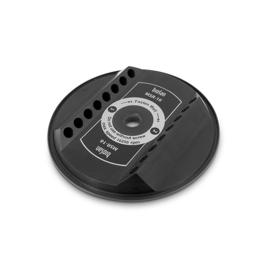 Rotor for two  8x 0.2ml PCR strips or 16x 0.2ml PCR tubes