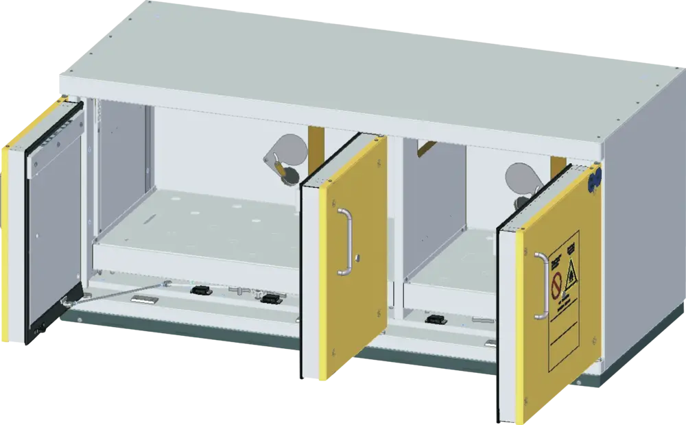 Under-Bench Type 90 Safety Storage Cabinet – UTS Standard XL, Düperthal
