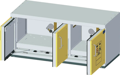 Under-Bench Type 90 Safety Storage Cabinet – UTS Standard XL, Düperthal