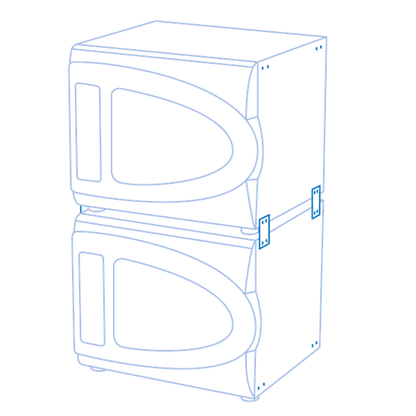 Stacking kit 2x ES-20/80