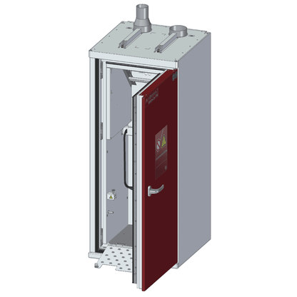 Gas cylinder cabinet Type 90 Supreme line G90 60 cm leveä Düperthal