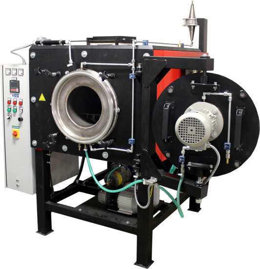 Kaasutiivis kammio-uuni retortilla PKRC 350/95