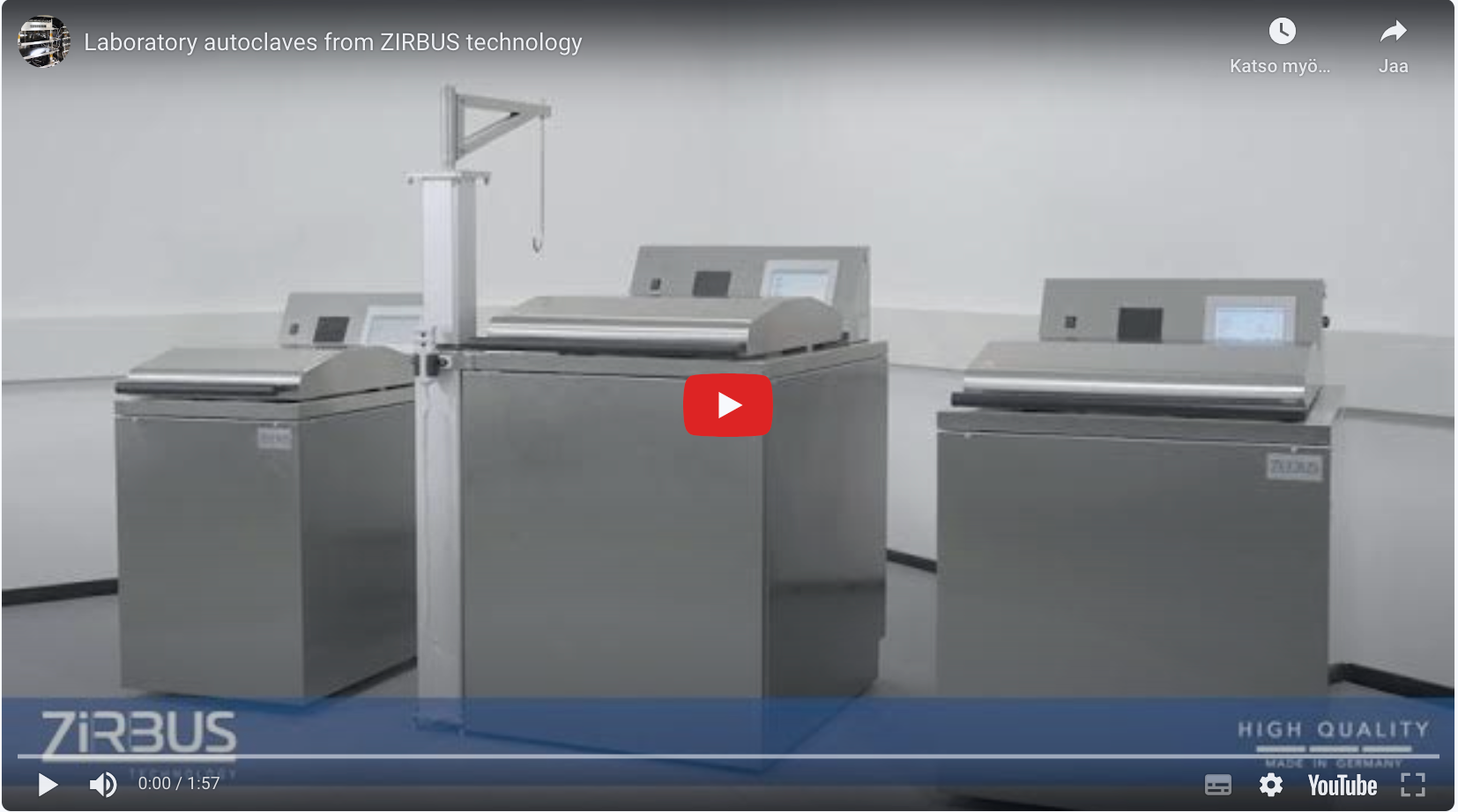 Lataa video: Zirbus autoclaves video