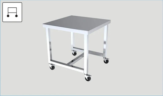 Table with castors for ZLN 85 Pol-Eko